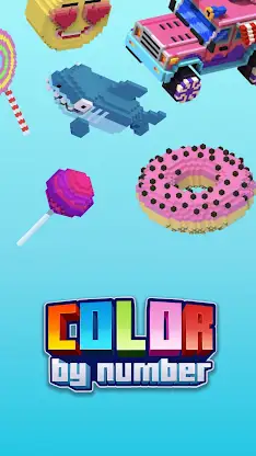 Color by Number - 3D Pixel Art screenshot 7