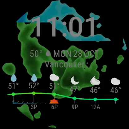 Weather Forecast Watch Face screenshot 6
