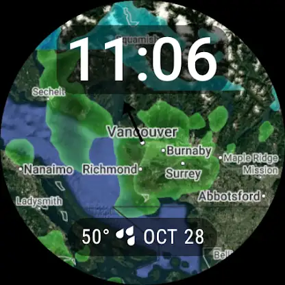 Weather Radar Watch Face screenshot 5