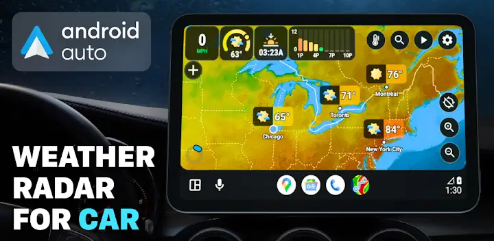 Weather Navigation — Android app banner