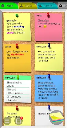 MultiNotes - Reminder Notes screenshot 1