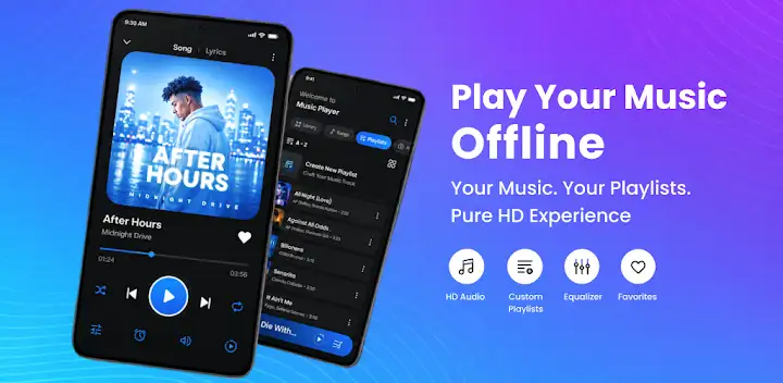 Music Player & Mp3 Player — Android app banner