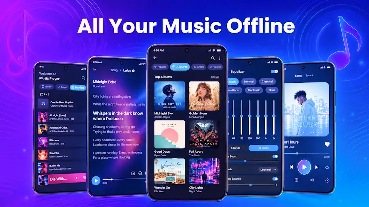 Music Player & Mp3 Player screenshot 1