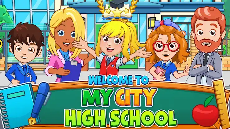 My City : High School screenshot 1