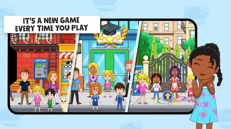 My Town World - Mega Doll City screenshot 7