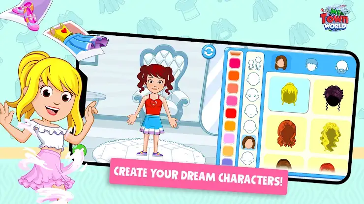 My Town World - Mega Doll City screenshot 1