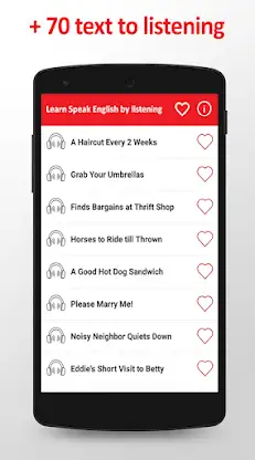 Listen & Learn Speak English screenshot 1