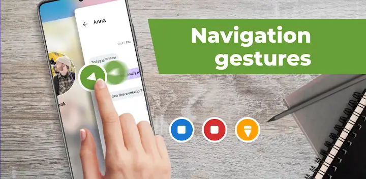 Navigation Gestures — Android app banner