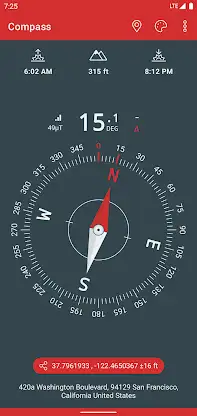 Compass & Altimeter screenshot 2