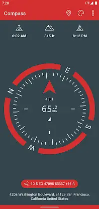 Compass & Altimeter screenshot 1