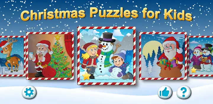 Christmas Puzzles for Kids — Android game banner