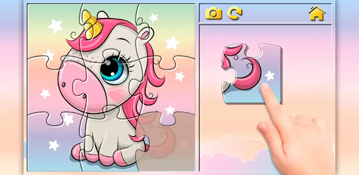 Toddler Puzzles for Girls — Android game banner