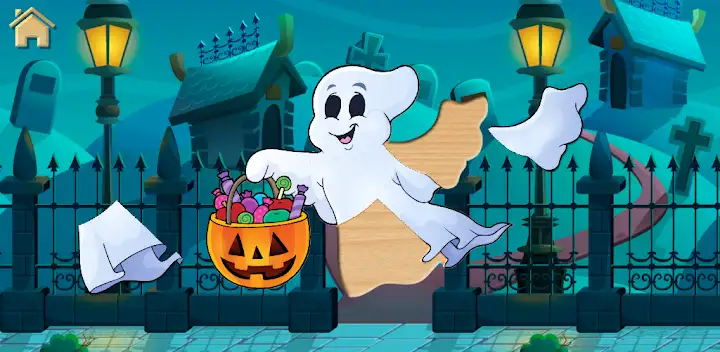 Halloween Puzzles for Kids — Android game banner