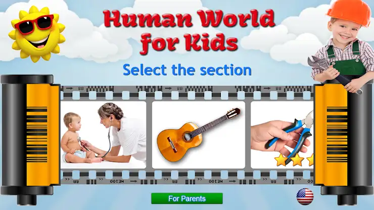 Human World for Kids screenshot 1