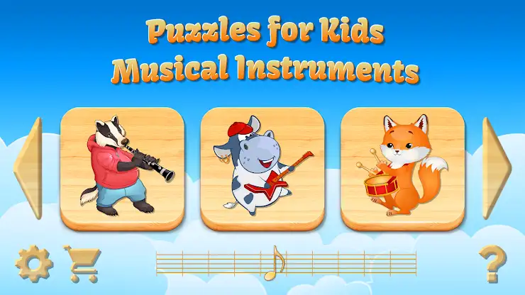 Music Puzzles for Kids screenshot 1