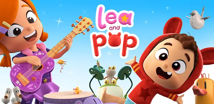 Lea & Pop - Baby songs cartoon — Android app banner