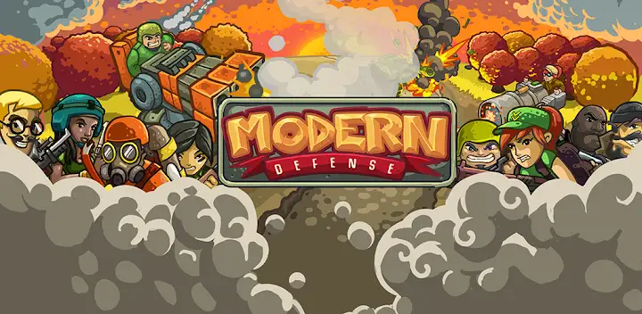 Modern Defense HD — Android game banner