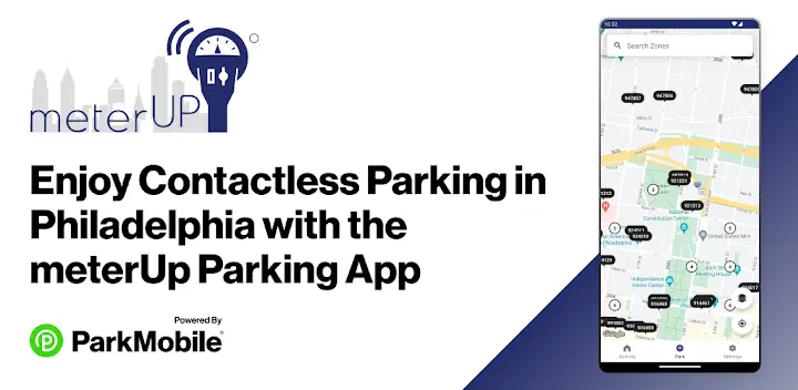 meterUP Parking — Android app banner