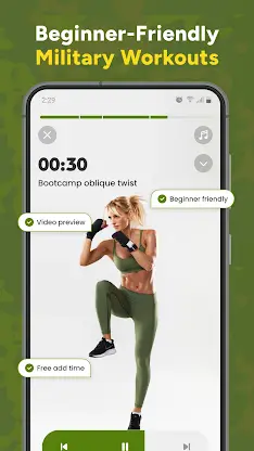 Military Calisthenics Women screenshot 5