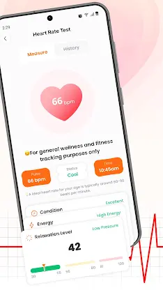 Pulse & Heart Rate Monitor screenshot 2