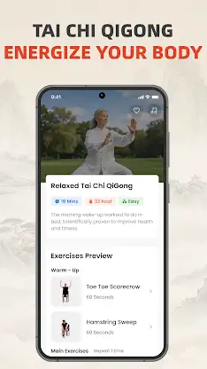 Qi Gong Workout with Tai Chi screenshot 6