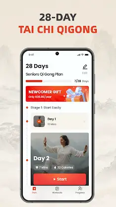 Qi Gong Workout with Tai Chi screenshot 5