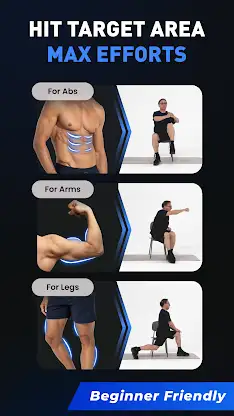 Chair Workout for Men-EasyFIT screenshot 4