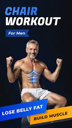 Chair Workout for Men-EasyFIT screenshot 1