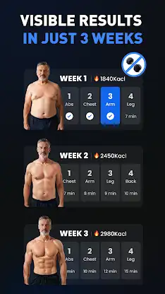 Chair Workout for Men-EasyFIT screenshot 2