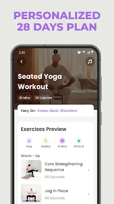 Chair Yoga for Seniors-EasyFIT screenshot 5