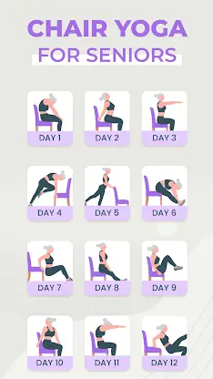 Chair Yoga for Seniors-EasyFIT screenshot 1