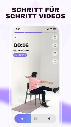 Stuhl yoga Senioren: Fit 50+ screenshot 6