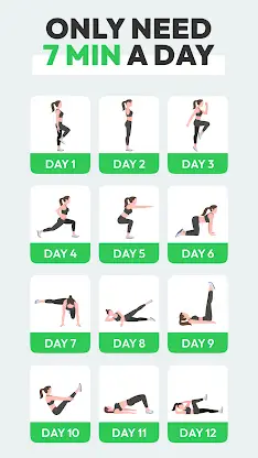 7 Minute Workout -Home LazyFit screenshot 1