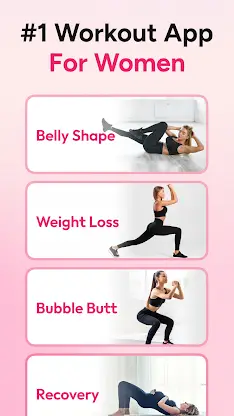 Workout for Women: Fit & Sweat screenshot 1