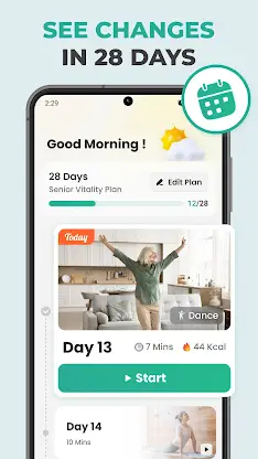 Workout for Seniors: SeniorFit screenshot 5