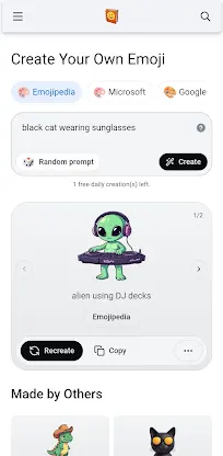 Emojipedia - Genmoji AI & More screenshot 1