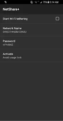 NetShare+  Wifi Tether screenshot 2