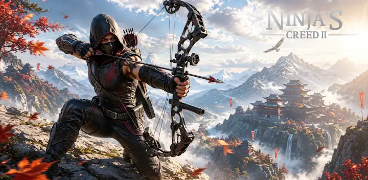 Ninja's Creed 2: 3D FPS Game — Android game banner