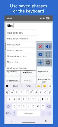 Speech Assistant AAC screenshot 2