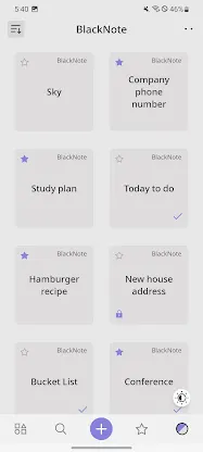 BlackNote: Dark Notes, Notepad screenshot 5