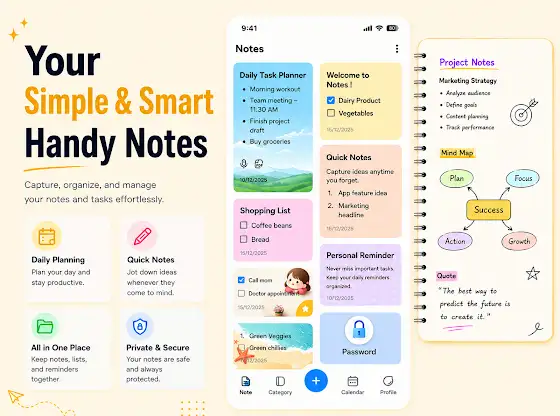 Notepad: Notes, Todo & Tasks screenshot 1