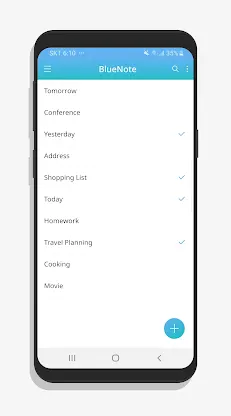 BlueNote - Notepad, Notes screenshot 1
