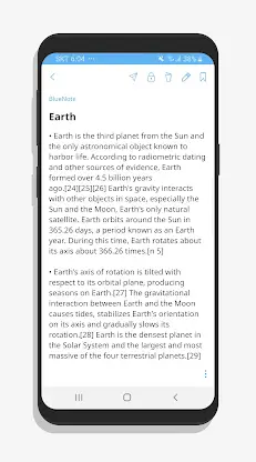 BlueNote - Notepad, Notes screenshot 3