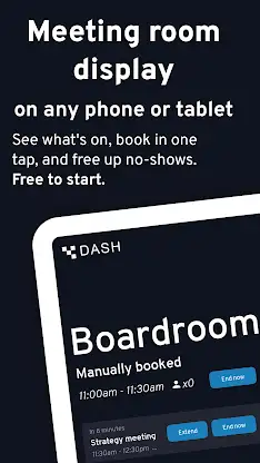 Dash - Meeting Room Display screenshot 1