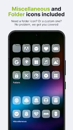 Ares Arctic: Glass iOS26 Icons screenshot 5