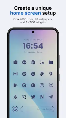 Lena Dark: Shapeless Icon Pack screenshot 1