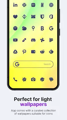 Lena Dark: Shapeless Icon Pack screenshot 2
