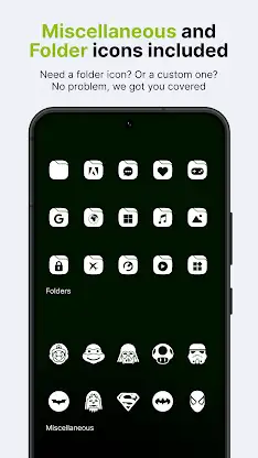 Lena White: Glyph Icon Pack screenshot 5