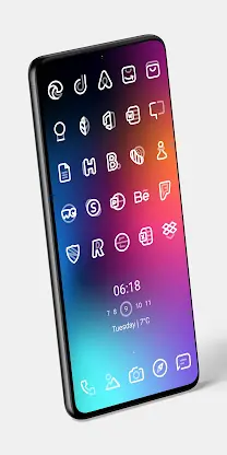 Aline White: linear icon pack screenshot 4