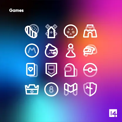 Aline White: linear icon pack screenshot 8